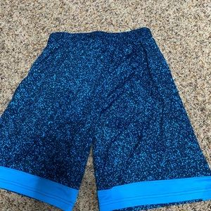 Boys basketball shorts from under amour size large